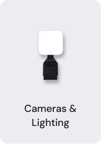 Câmeras e iluminação